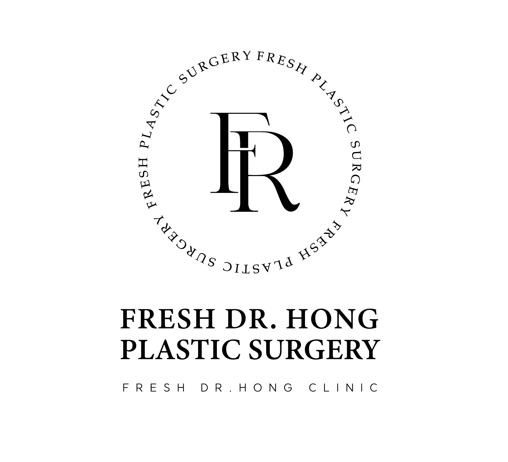 Fresh Dr.Hong Plastic Surgery logo FR and clinic name